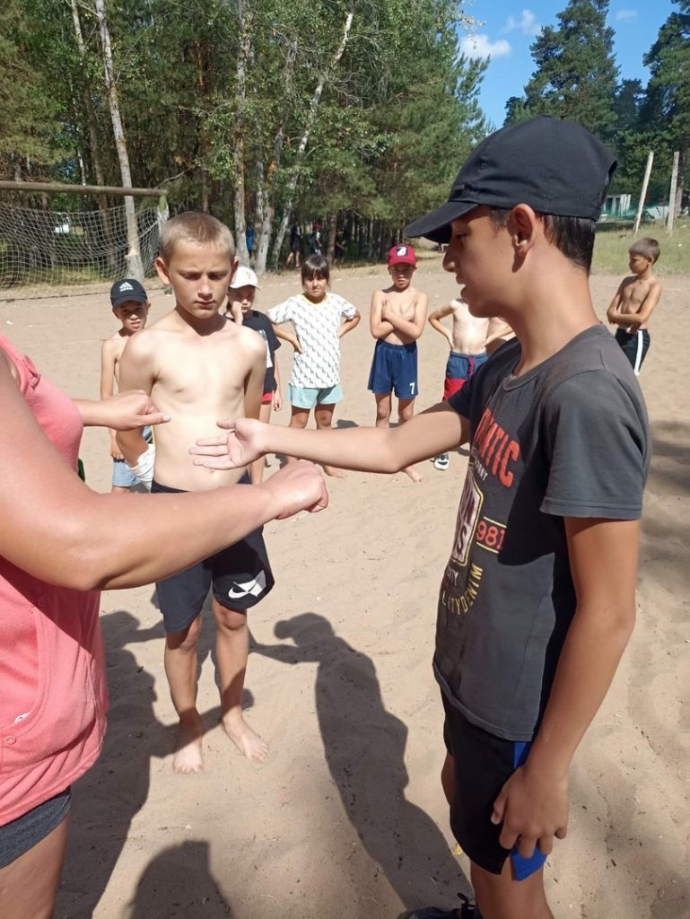 Лапта в лагере Гранит 5 смена 