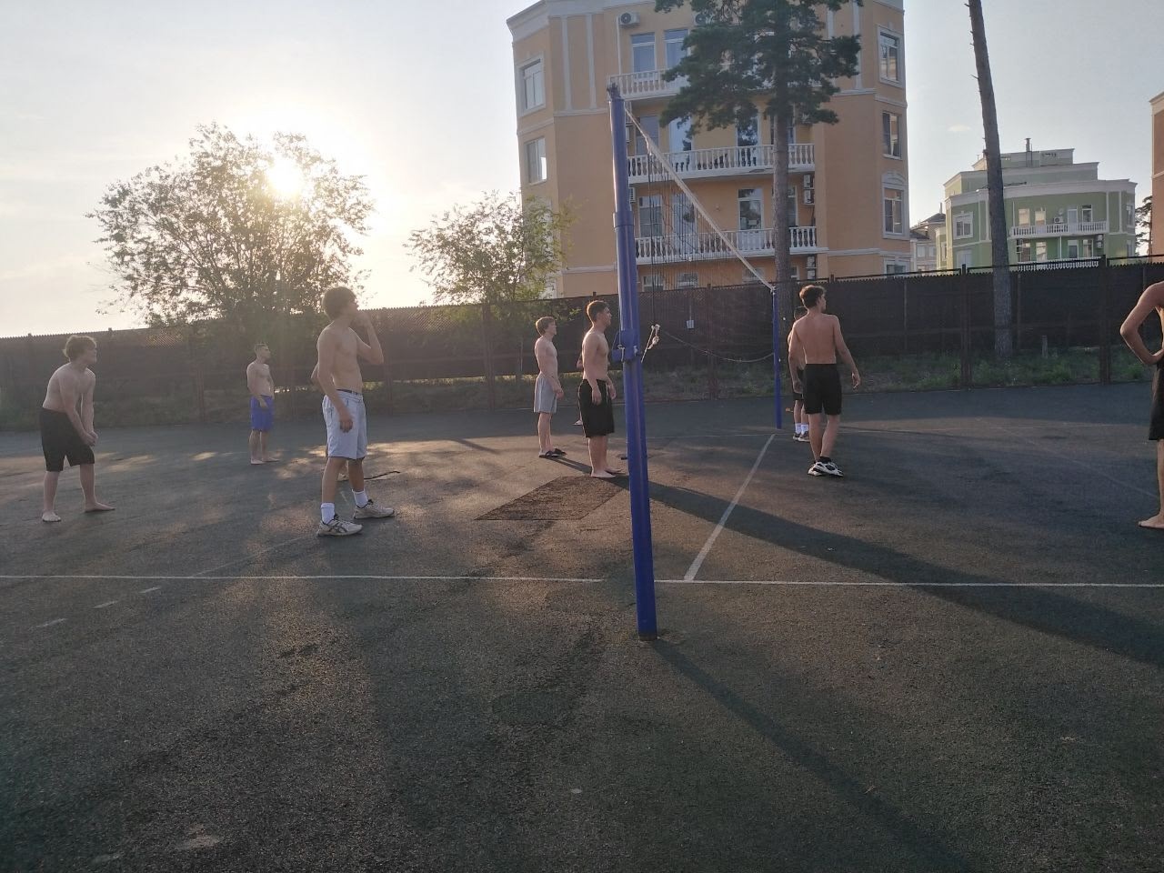 Первенство загородного лагеря Гранит по пионерболу
